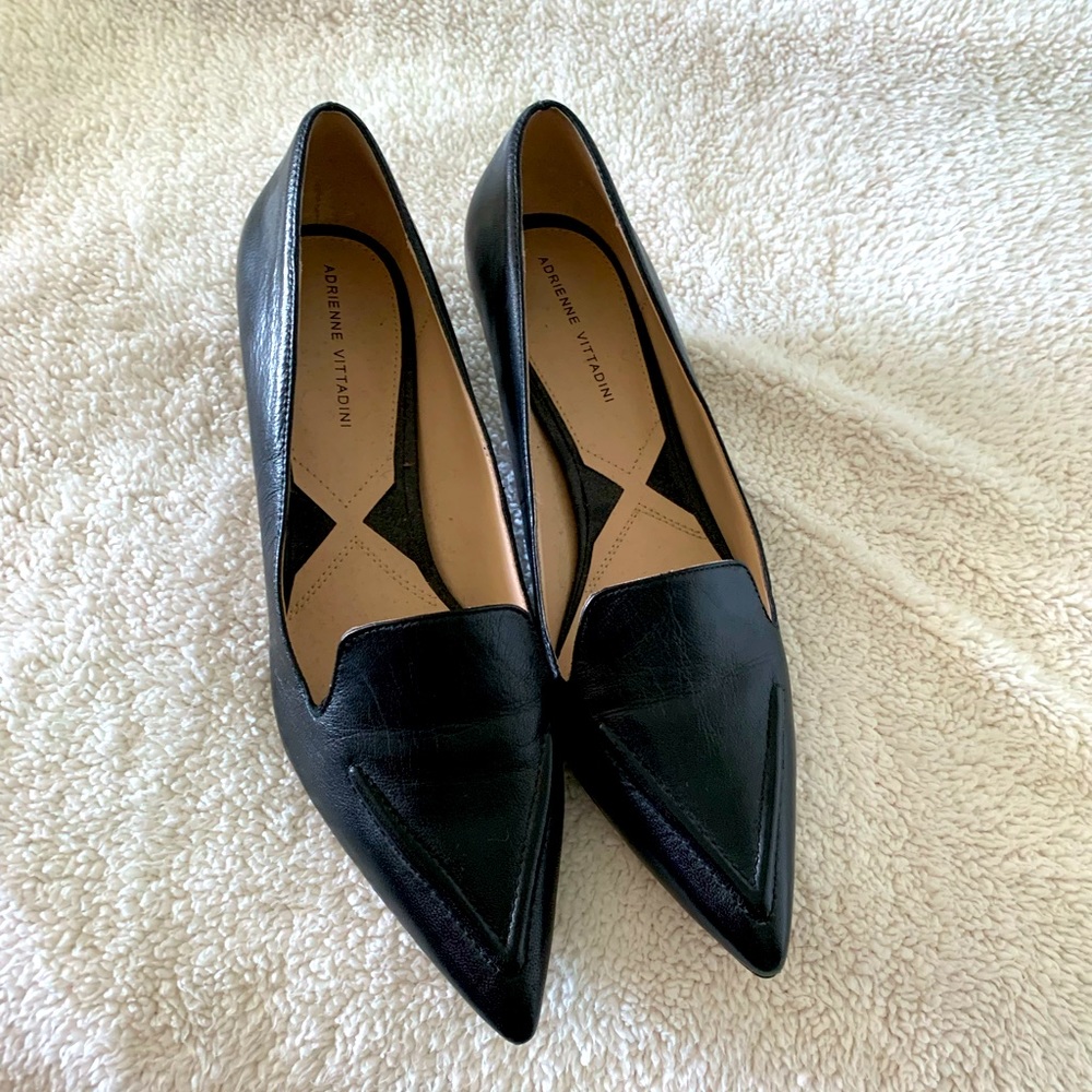 Adrienne Vittadini Black leather shoes